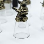 Bottom Up Shot Glasses (25ml) - Forest & Mystical Creatures - Antique Bronze - Image 2
