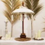 Bali Home Decor Parasol - Canvas - Natural- 40cm - Image 3