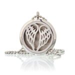 Aromatherapy Jewellery Necklace - Angel Wings 30mm - Image 3