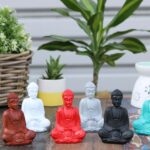 Matt Mini Buddha (Assorted Colours) - Image 3