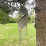 Coconut Leaf Wind Chimes - Whitewash - Image 5