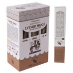 30g Golden Cedar Sage Smudging Resin Sticks (6s)
