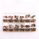 Mini Gemstone Trees on Orgonite Base - Multi Stones (15 stones) - Image 3