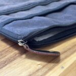 Stonewash Tablet Pouch - Charcoal - 21x29cm - Image 5
