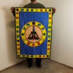Cotton Wall Art (70x110cm) - Chakra Fibrant - Image 2