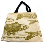 Lrg 2x4oz Reversable Cotton Bag 38x42cm - (2 designs) - Image 4