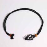 Crystal Gemstone Necklace Cord 45cm/18inch - Black - Image 2