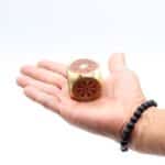 Feng Shui Fortune - Red & Brass Prosperity Cube - Flat - Image 5