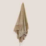 Cotton Pario Towel - 100x180 cm - Warm Sand - Image 3