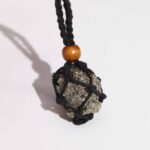 Crystal Gemstone Necklace Cord 45cm/18inch - Black - Image 3