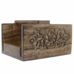 Carved Mango Wood Cutter For Soap Loaves - Image 3