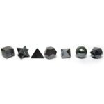 Geometric Seven Piece Black Agate Set - Image 4