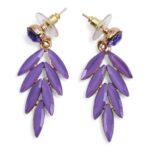 Lavender - Vintage Glass - Faries - Earrings - Image 4