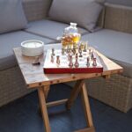 Square Folding Coffee Table - 50x50cm - Image 6