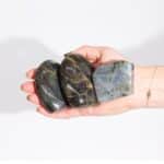 Madagascar Labradorite Tomb Stones (approx 80-168g 40-60mm) - Image 4