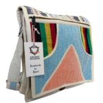 Hemp Laptop Messenger Bag - Triangle - Image 3