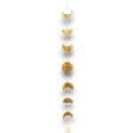 Indian Chimes - Brass Moon Phases Drop with Bell - 25cm