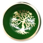 Tree of Life Singing Bowl Set- Green 10.7cm - Image 6