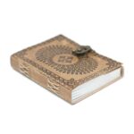 Leather Blue Mandala Notebook (18x13 cm) - Image 2
