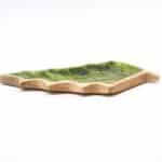 Lost in the Forrest -  Enamel Leaf Wooden Bowl - 33x17cm - Image 8