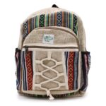 Small Hemp Backpack - Rope & Pockets Style - Image 6
