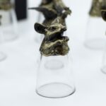 Bottom Up Shot Glasses (25ml) - Forest & Mystical Creatures - Antique Bronze - Image 7