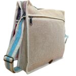 Hemp Laptop Messenger Bag - Triangle - Image 4
