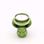 Set of 2 Mushroom Flip Dinner Candle / Tealight Holder - Garden Jade - Image 3