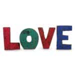 Colour Rustic Bark Letters - HOME (4)