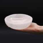 Selenite Round Bowl - 15cm - Image 4