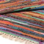 155 x 90cm Luxury Rag Rug - Natural
