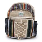 Small Hemp Backpack - Rope & Pockets Style - Image 7