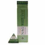 42g Jumbo Golden Nag - White Sage Back Flow Incense Cones