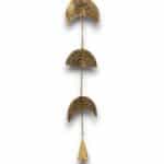 Indian Chimes - Brass Moon Phases Drop with Bell - 25cm - Image 3