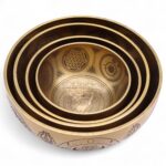 Pure Brass Etched Buddha - Set of 4 - Approx 3.85kg - Image 17