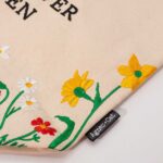 Agnes + Cat Wildflower Garden Tote Bag - Red Flowers - Image 3