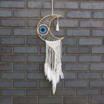 Protection Dream Cather - Macrame Moon Assorted Colours - Image 5