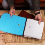 13 inch Laptop Padded Pouch - Crazy Yellow - 14oz Stonewash - Image 7