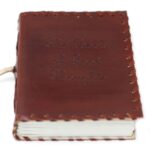 Leather Book of Thoughts with Wrap Notebook (15x10") - Image 4