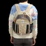 Small Hemp Backpack - Rope & Pockets Style - Image 8