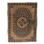 Leather Blue Mandala Notebook (18x13 cm) - Image 4