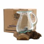 Molton Glass on Wood - Water Jug - Image 5