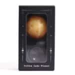 Yellow Jade Planet on a Sola Goldstone Stand - 40mm (30x15mm stand) - Image 4