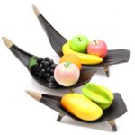 Coconut Leaf Fruit Bowl Set - Chocolate - Image 3