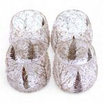 Natural Floral Glass - Straight Candle Holder -  Pino - (10x9cm) - Image 3