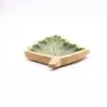 Lost in the Forrest -  Enamel Leaf Wooden Bowl - 33x17cm - Image 6
