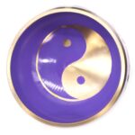 Yin & Yang Singing Bowl Set- White/Purple 10.7cm - Image 6