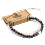 Magnetic Gemstone Bracelet - Rose Quartz - Image 2