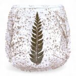 Natural Floral Glass - Straight Candle Holder -  Pino - (10x9cm) - Image 9