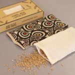 Lavender Natural Cotton and Juco Eye Pillow in Gift Box - Illusion - Image 5